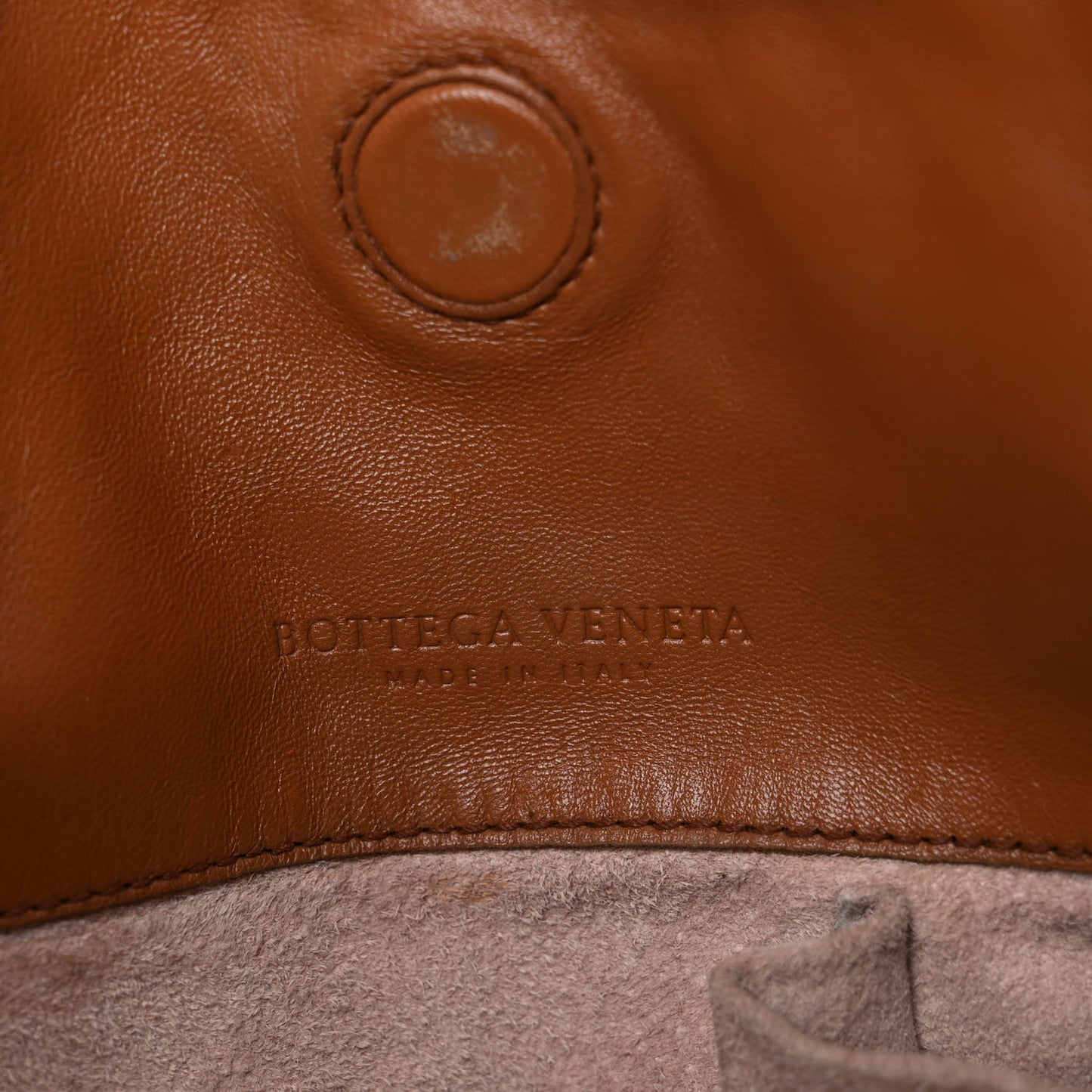 Nappa Intrecciato Medium Campana Hobo Noce
