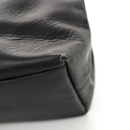 Chanel Lambskin Quilted Shopping Tote Black 17 of 18
