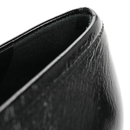 Chanel Shiny Calfskin CC Platform Mocassin Loafers 39 Black 10 of 12