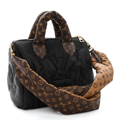 Louis Vuitton LOUIS VUITTON Econyl Mini Monogram Pillow Speedy Bandouliere 25 Black 3 of 9