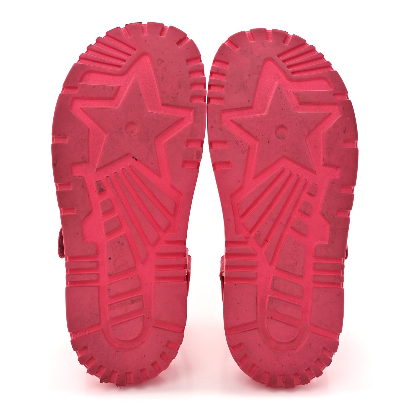 Lambskin Dioract Sandals 38.5 Raspberry