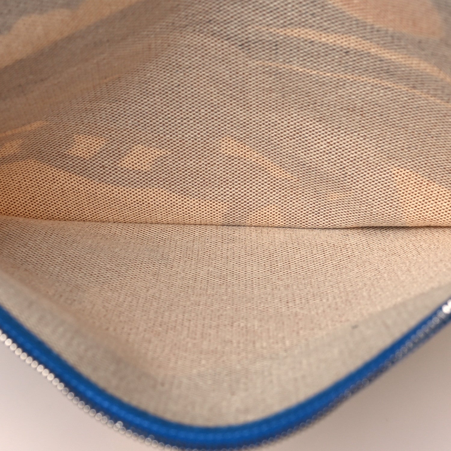 Hermes Cotton Canvas Escale A La Plage Flat Case Ciel Nuit 5 of 7