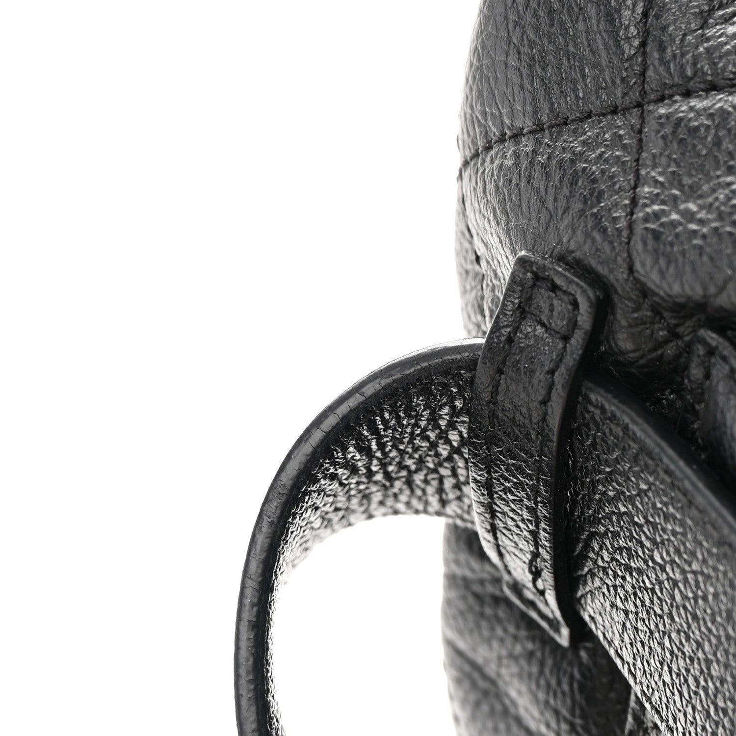 Chanel Grained Calfskin Quilted Waist Belt Bag Black 13 of 14