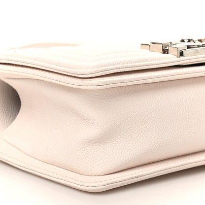Chanel Caviar Quilted Small Boy Flap White 9 of 10