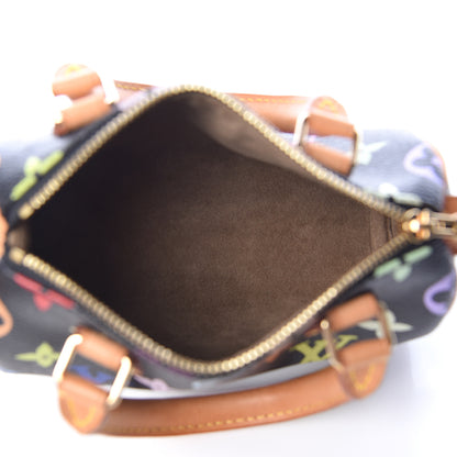 Louis Vuitton Monogram Multicolor Mini Sac HL Speedy Black 5 of 8