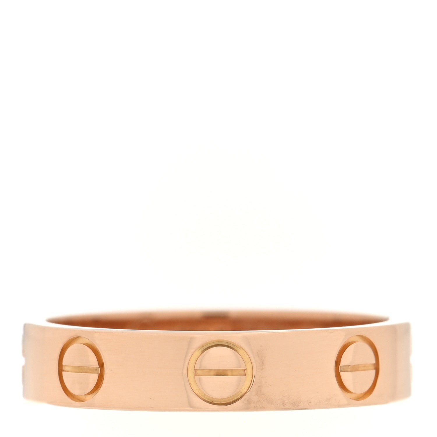 Cartier 18K Pink Gold 3.5mm LOVE Wedding Band Ring 48 4.5 1 of 4