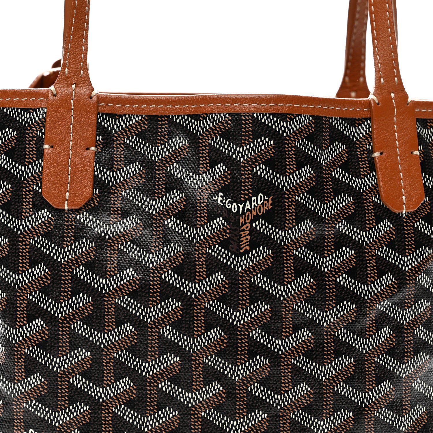 Goyard Goyardine Reversible Mini Anjou Black Gold 13 of 19