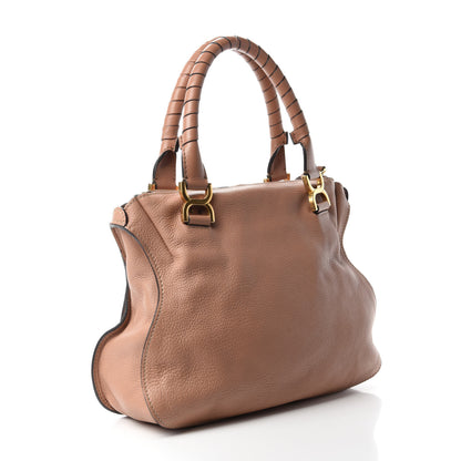 Chloe Calfskin Medium Marcie Satchel Nude 3 of 10