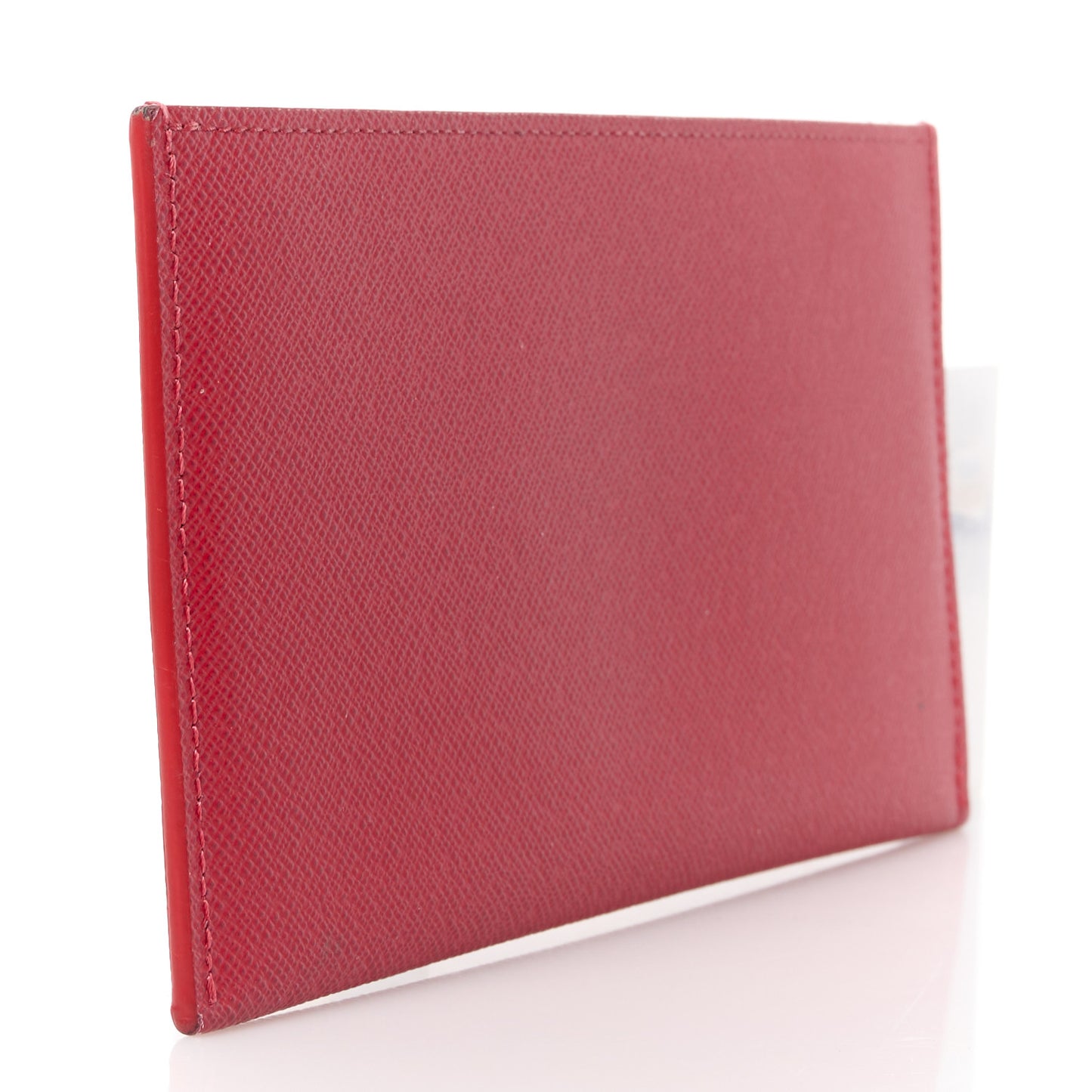 Calfskin Felicie Card Holder Insert Cherry