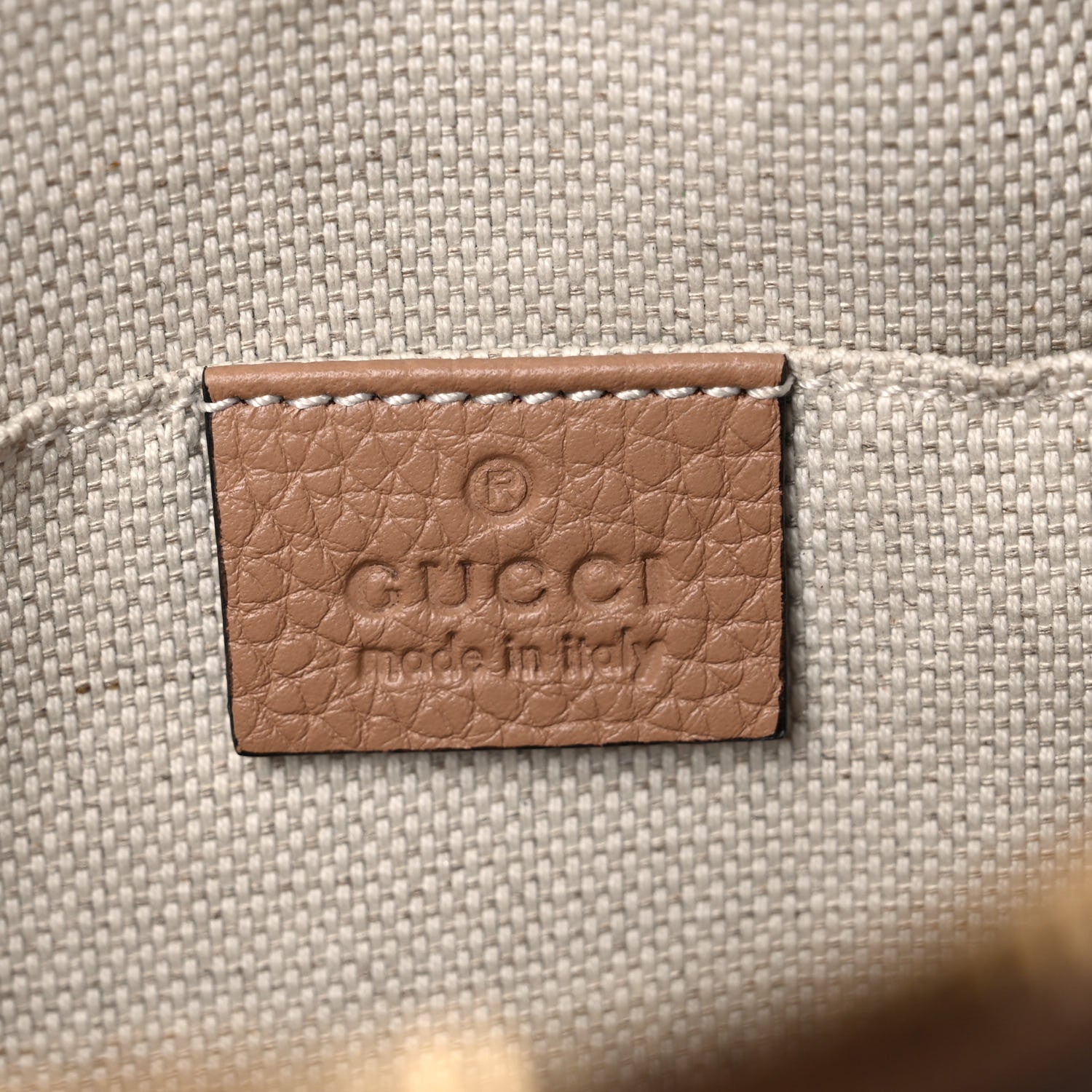 Gucci Pebbled Calfskin Small Soho Disco Bag Camelia 5 of 12
