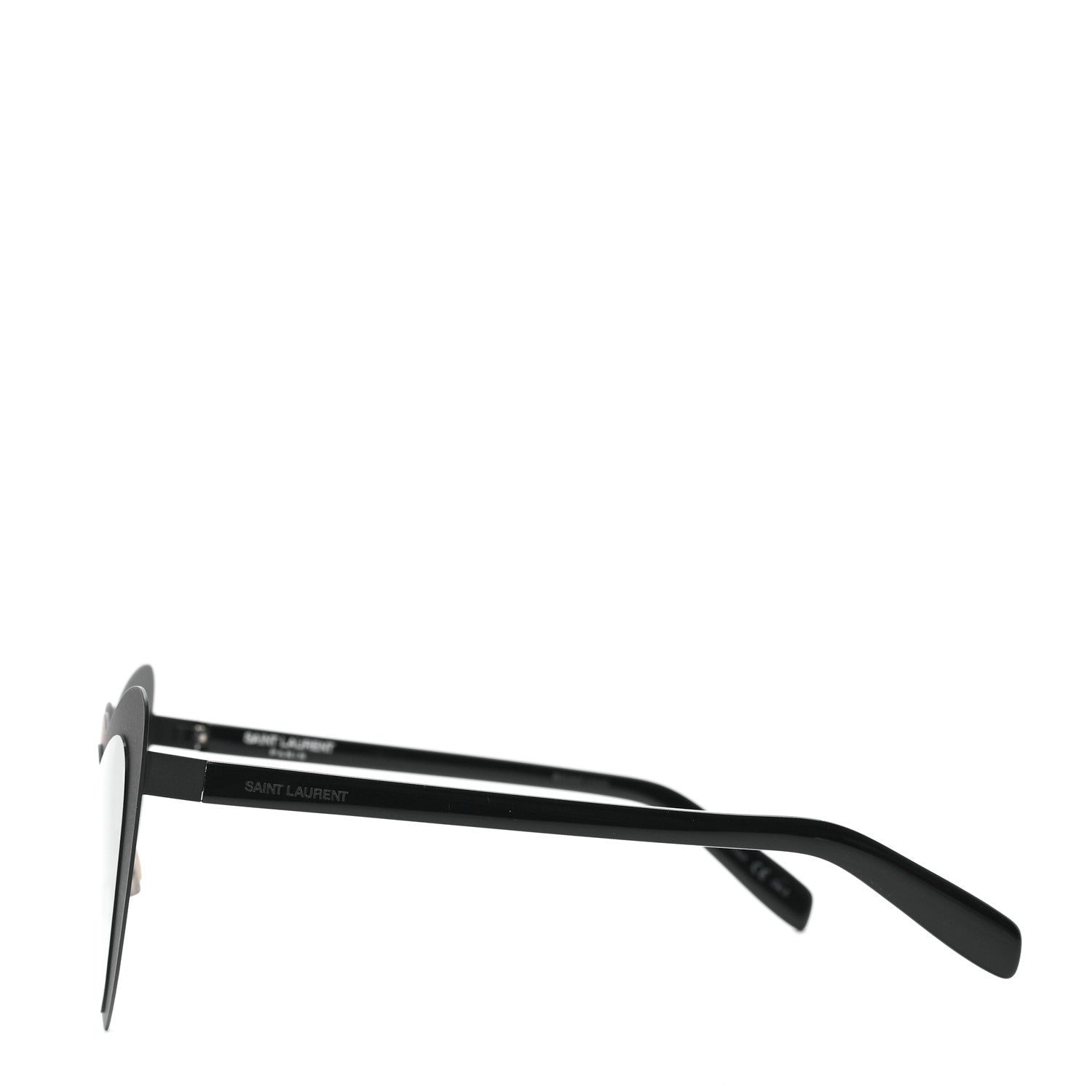 Saint Laurent Acetate Heart Frame Loulou SL196 Sunglasses Black 3 of 6