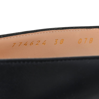 Gucci Malaga Kid Horsebit 75mm Pumps 38 Black 9 of 11