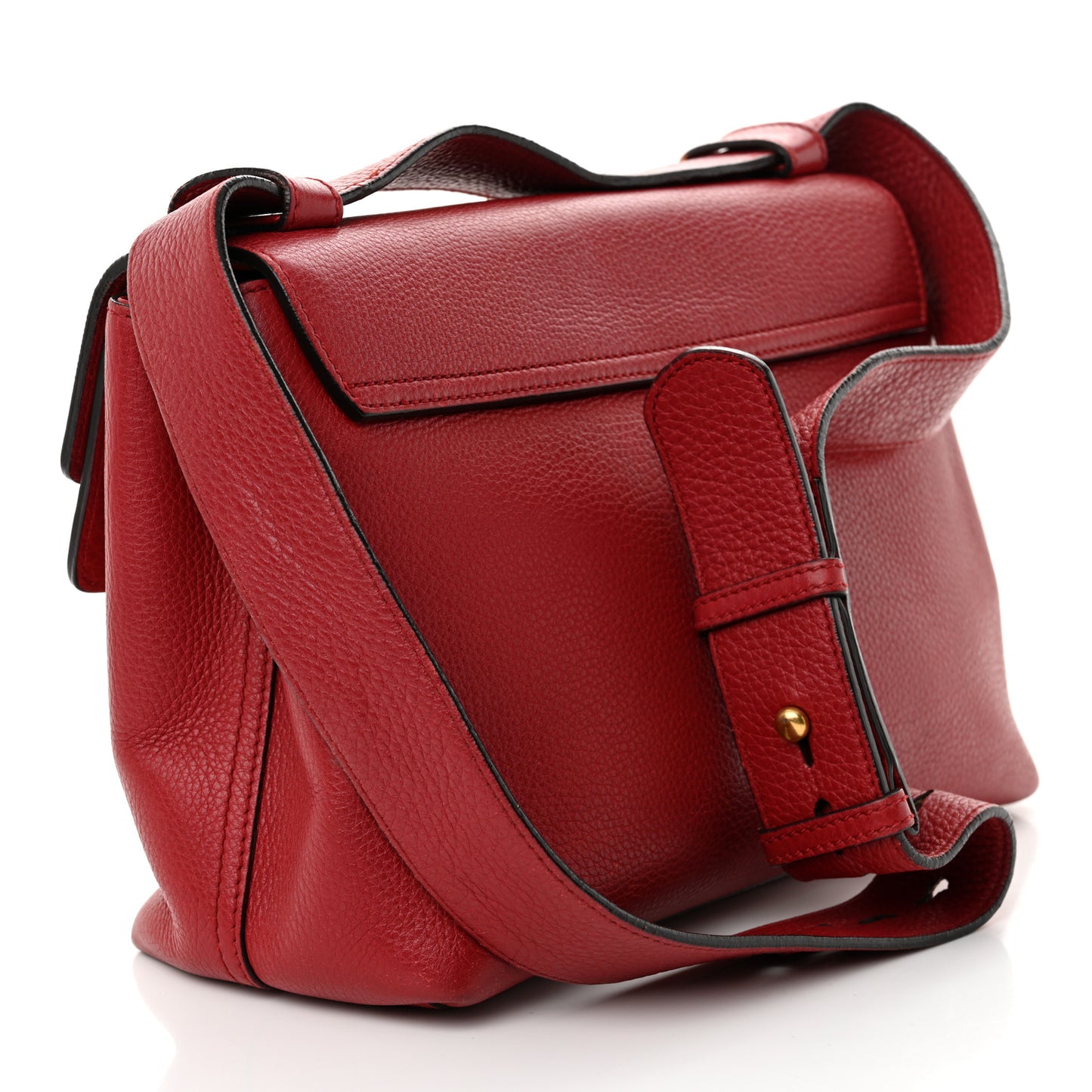 Cellarius Calfskin GG Marmont Shoulder Bag Vulcanic Red