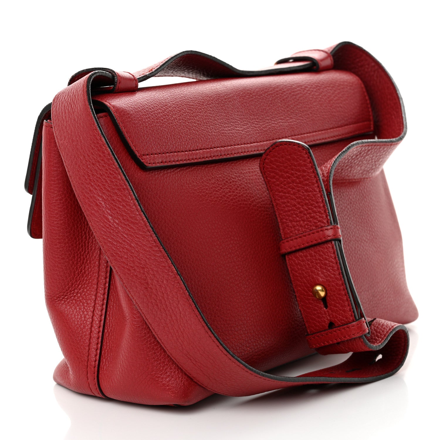Gucci Cellarius Calfskin GG Marmont Shoulder Bag Vulcanic Red 3 of 17
