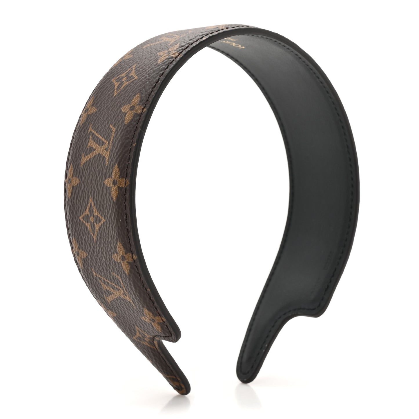 Monogram Headband Black