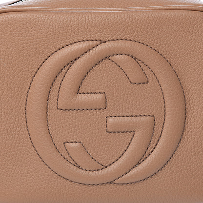 Gucci Pebbled Calfskin Small Soho Disco Bag Camelia 10 of 10