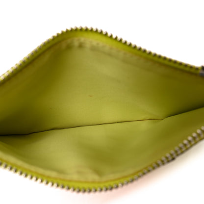 Christian Dior Bullcalf Tri-Color Diorissimo Card Holder Vert Acide 5 of 9