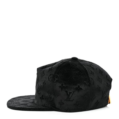 Louis Vuitton Jacquard Velvet Monogram Cap M Black 4 of 8