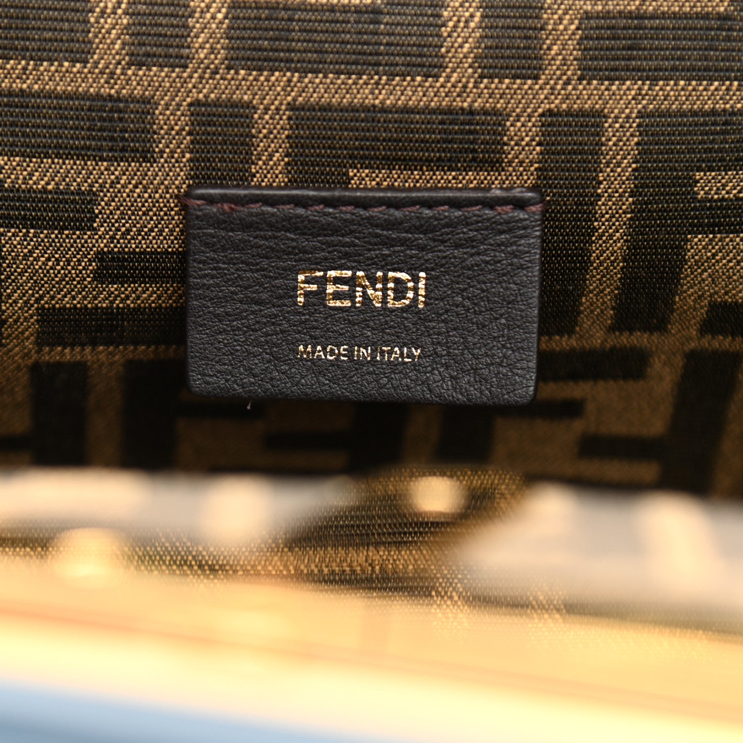 Fendi Shiny Nappa Small Fendi First Azzurro Baby 6 of 8