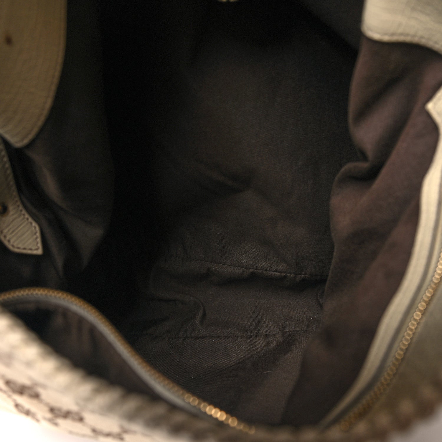 Gucci Monogram Large Horsebit Chain Hobo Off White 5 of 12