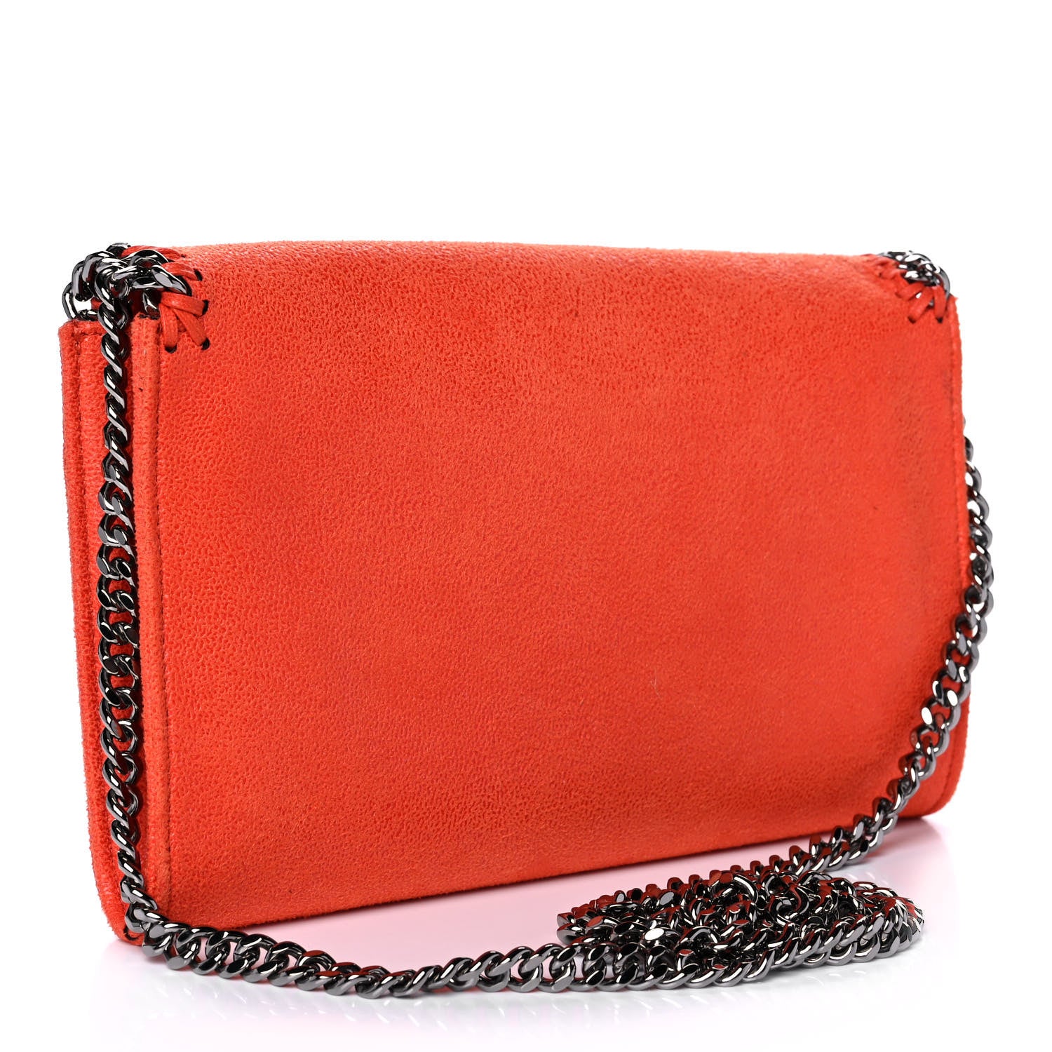 Stella McCartney Shaggy Deer Mini Falabella Crossbody Bag Flame 3 of 10