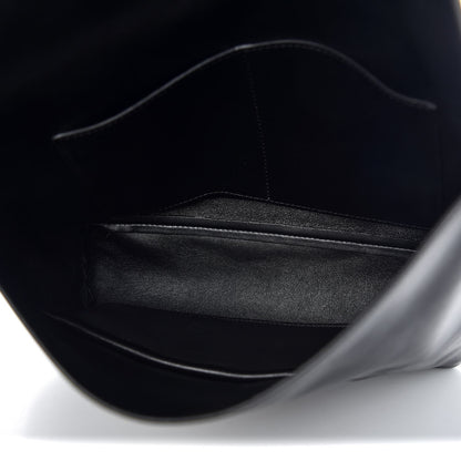 Celine Lambskin Flap Clasp Shoulder Bag Black 5 of 7