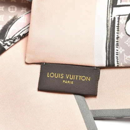 Louis Vuitton Silk Monogram Trunks Bandeau Rose Poudre 5 of 5