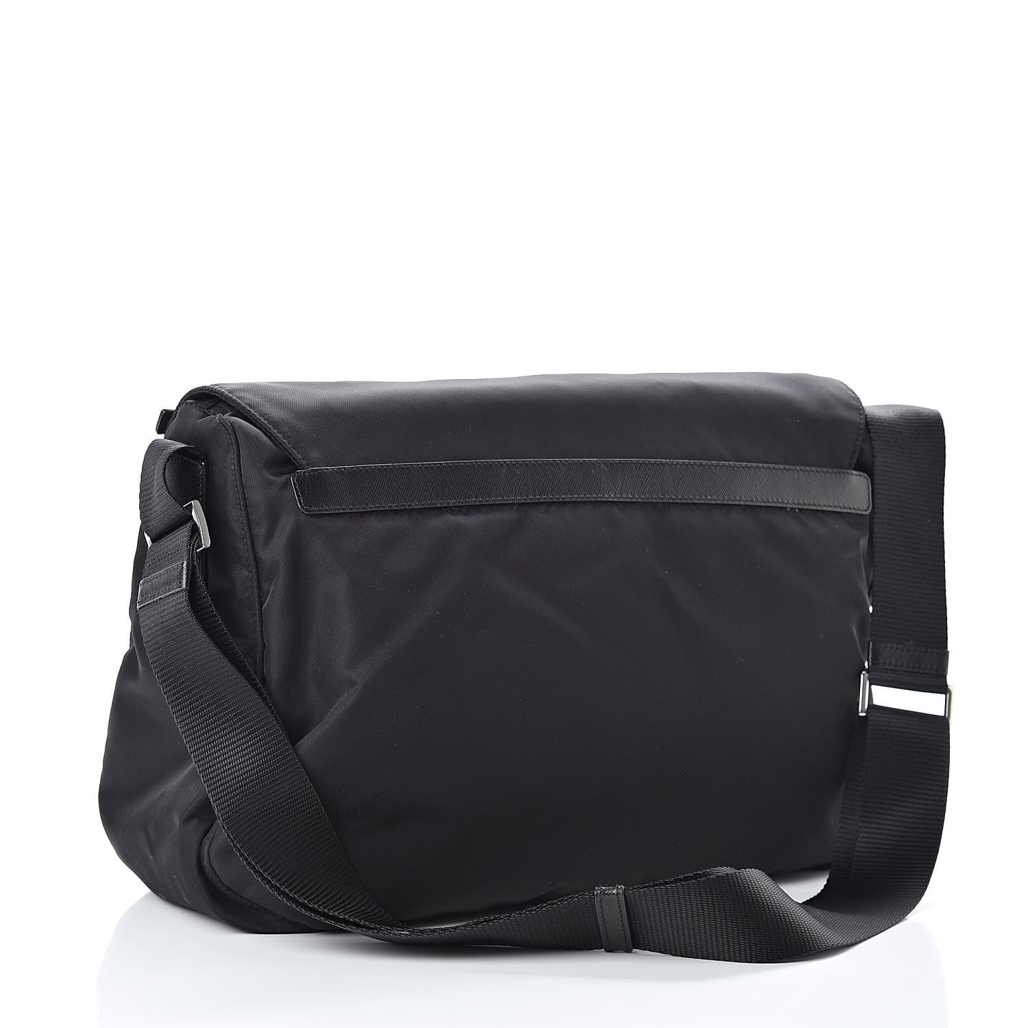 Prada Nylon Vela Messenger Bag Black 3 of 13