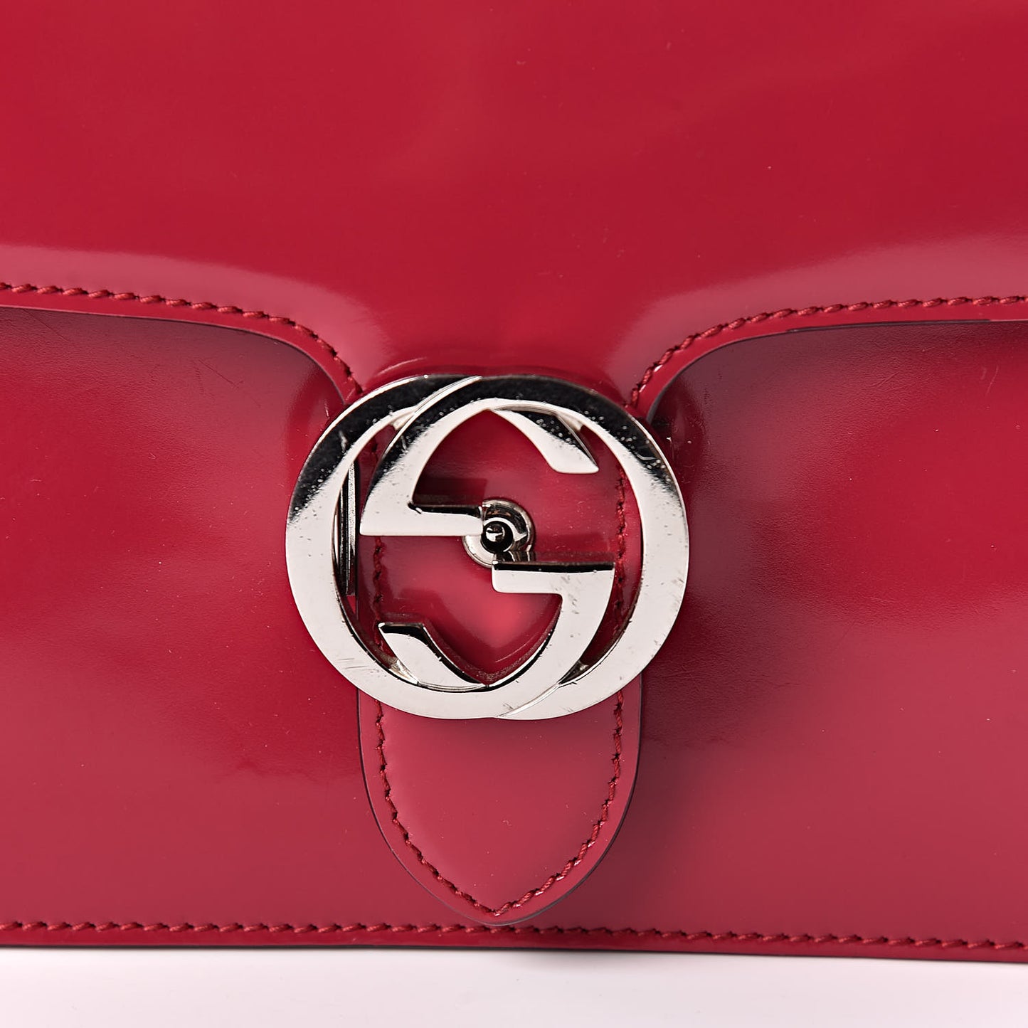 Shade Lux Calfskin Small Interlocking G Shoulder Bag Petunia