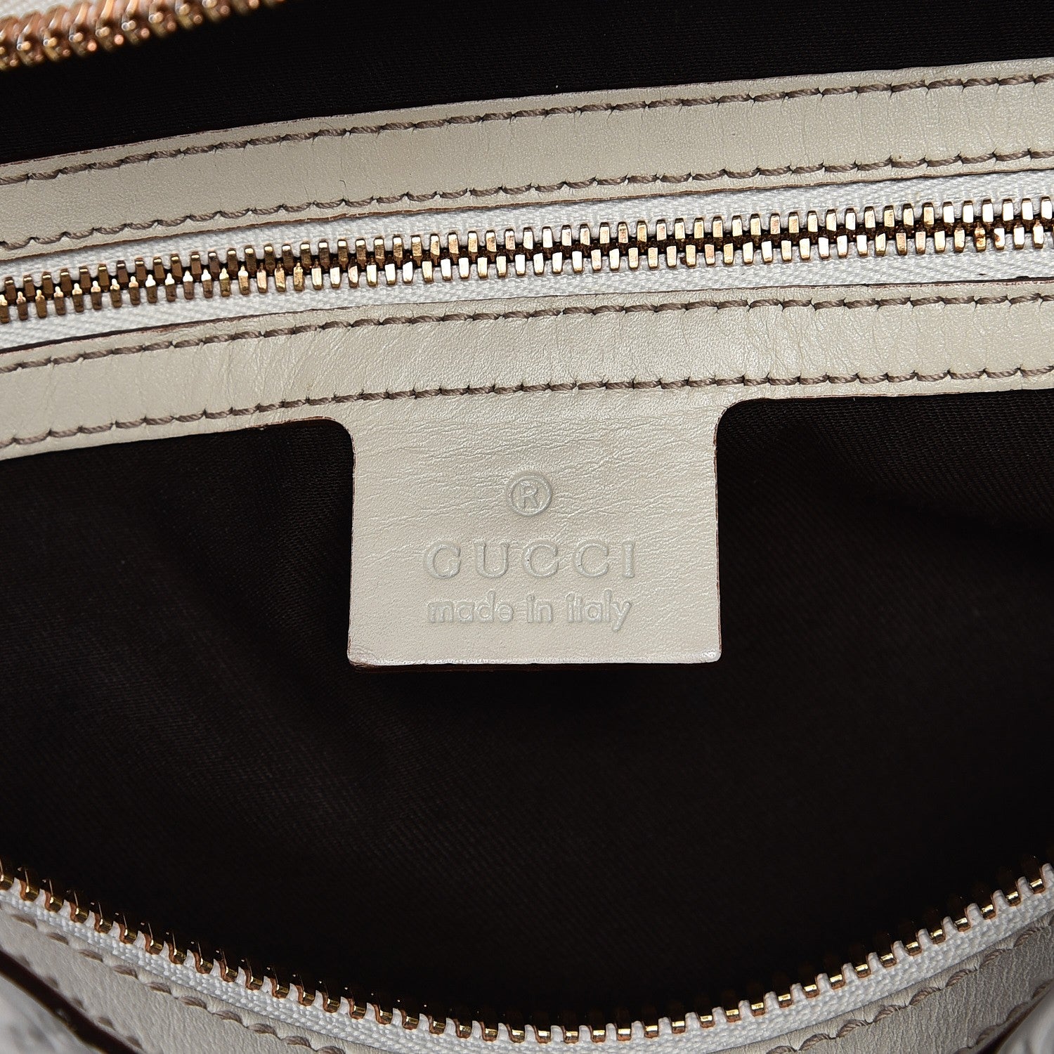 Gucci Guccissima Large Wave Boston Off White 5 of 14