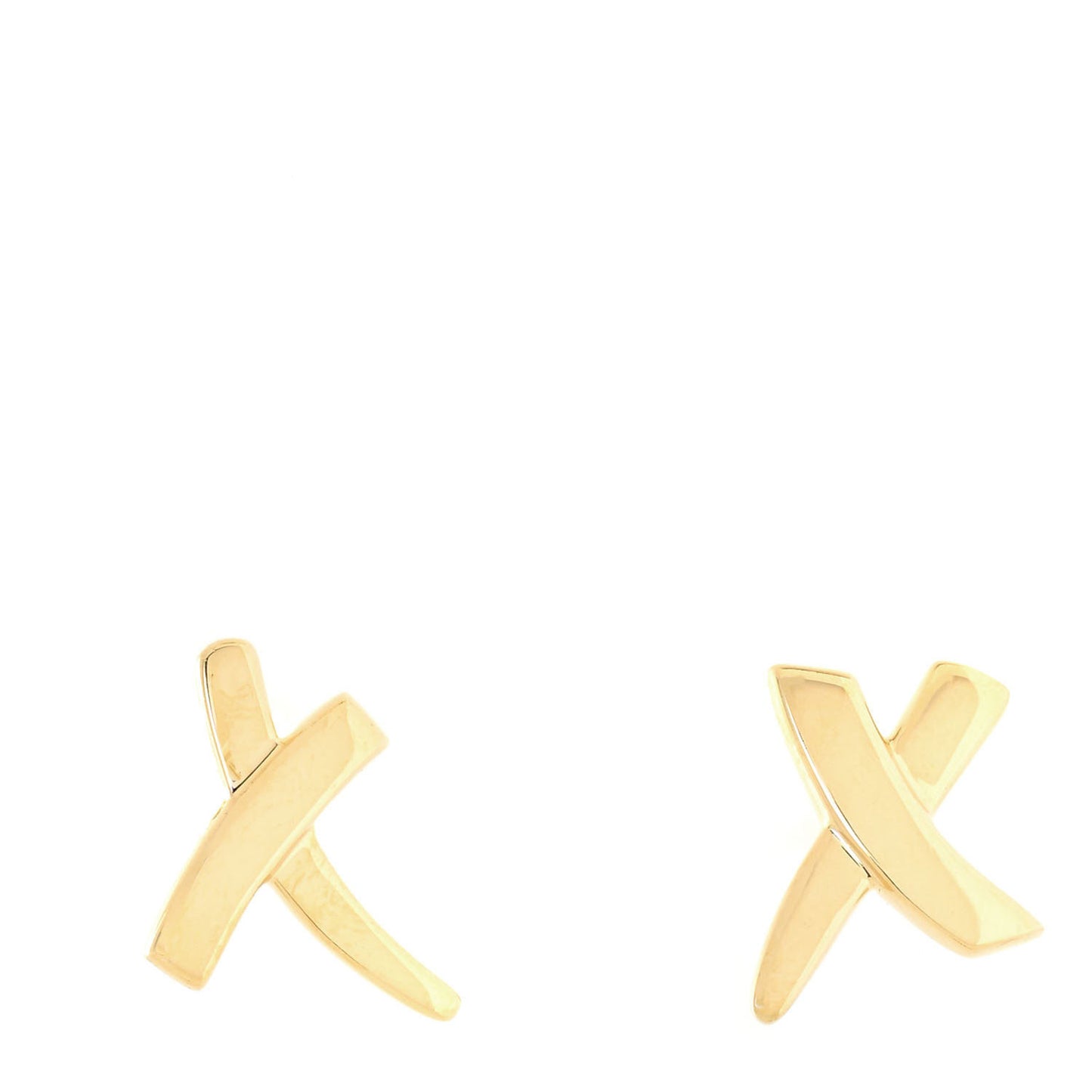 18K Yellow Gold Paloma's Graffiti X Earrings