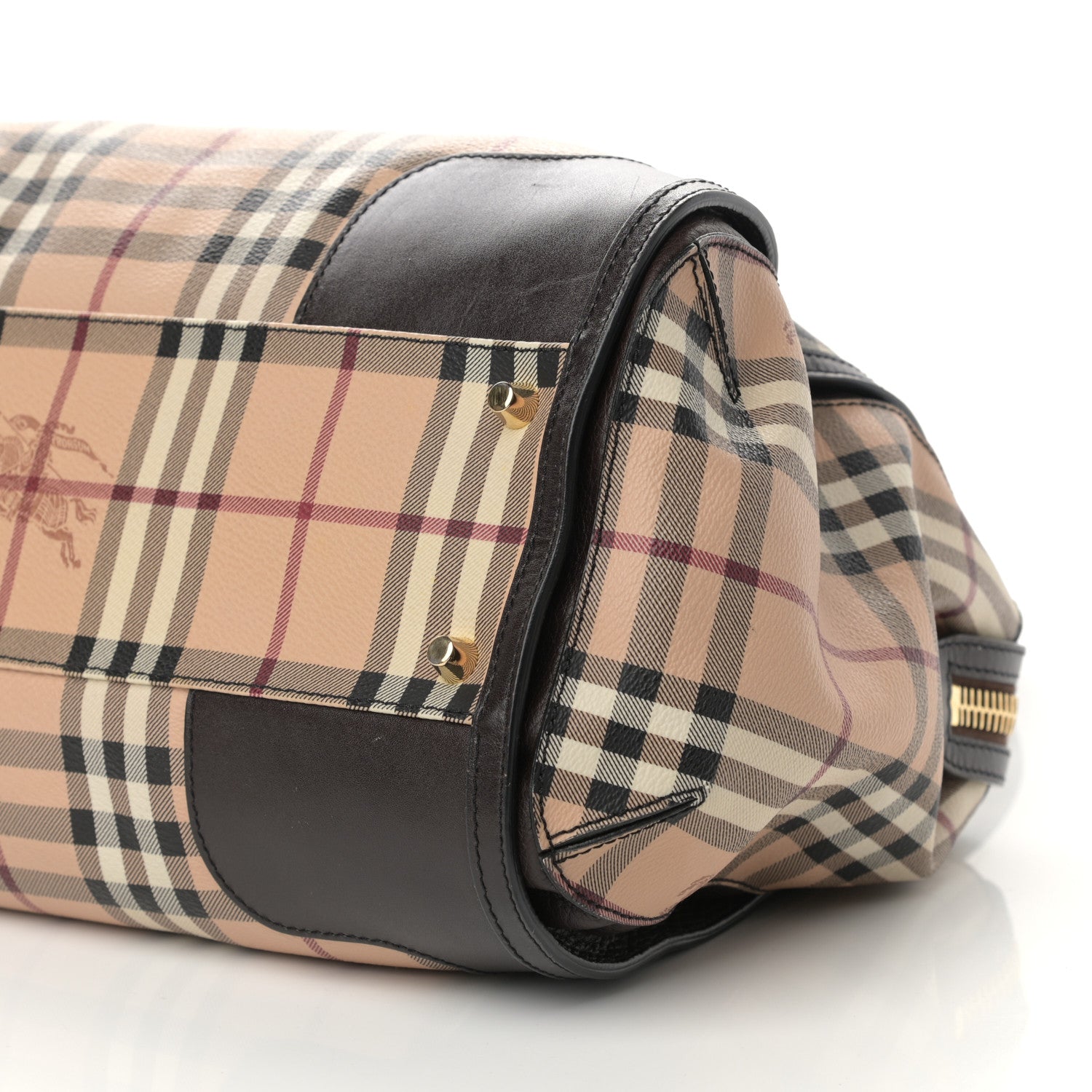 Burberry Haymarket Check Small Gladstone Chocolate 11 of 13