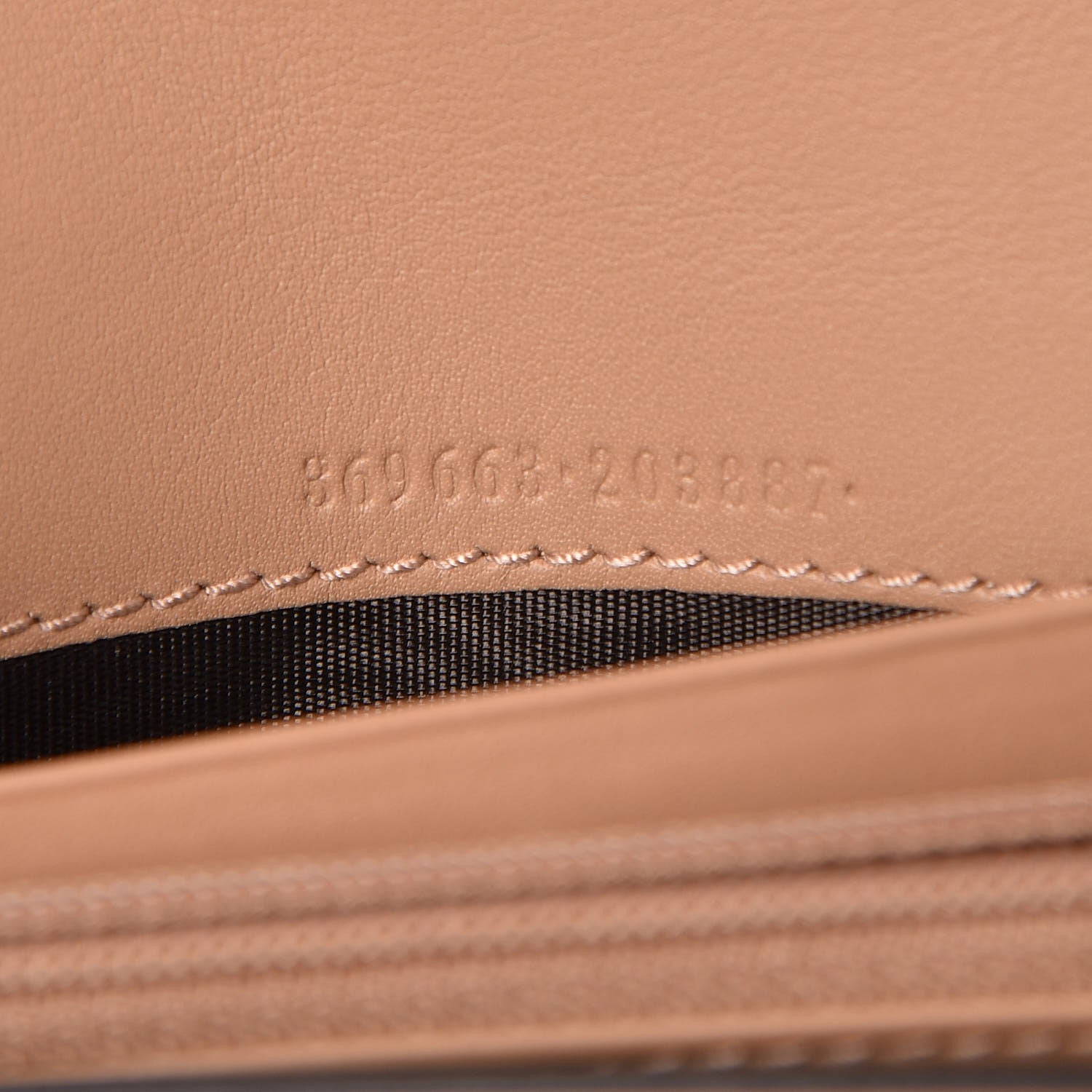 Gucci Moon Calfskin Icon Continental Wallet Camelia 6 of 7