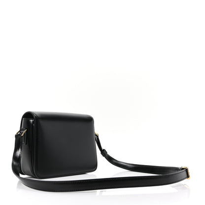 Celine Shiny Calfskin Teen Triomphe Black 3 of 10