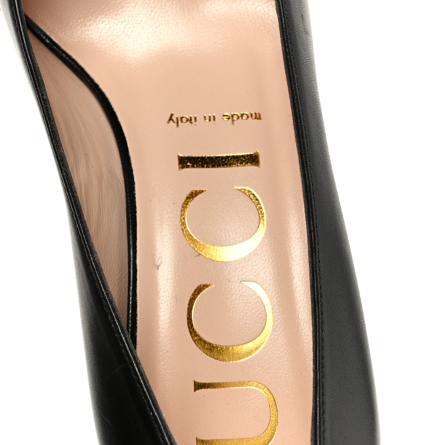 Gucci Malaga Kid Horsebit 75mm Pumps 38 Black 7 of 10