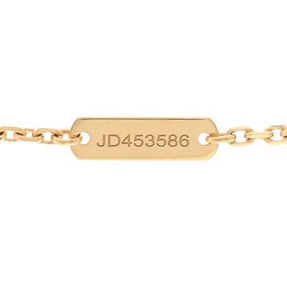 Van Cleef & Arpels 18K Yellow Gold Guilloche Vintage Alhambra Pendant Necklace 5 of 6