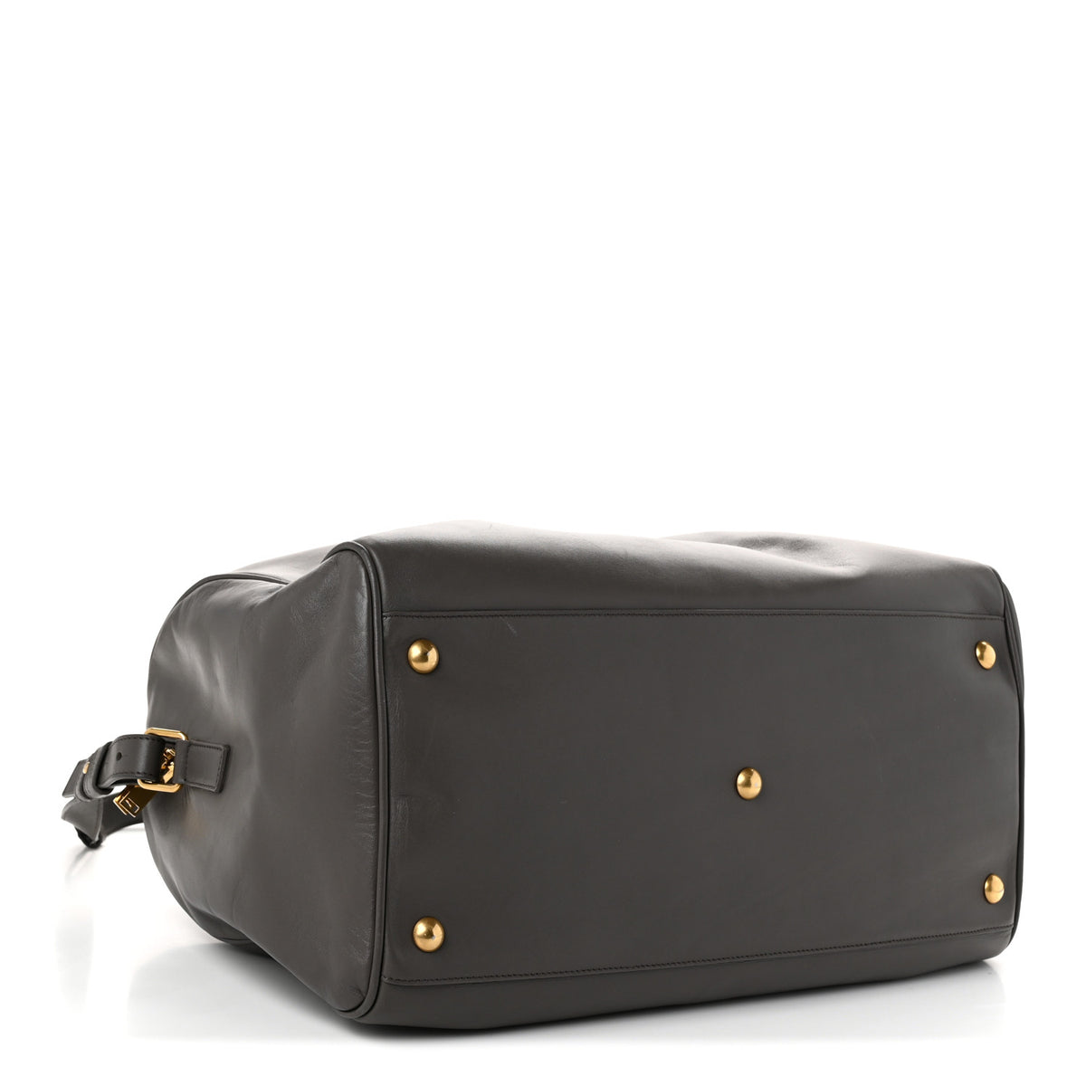 Saint Laurent Calfskin Classic Duffle 12 Earth 4 of 10