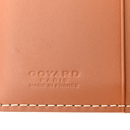 Goyard Goyardine Saint Marc Folding Card Case Black Gold 6 of 10