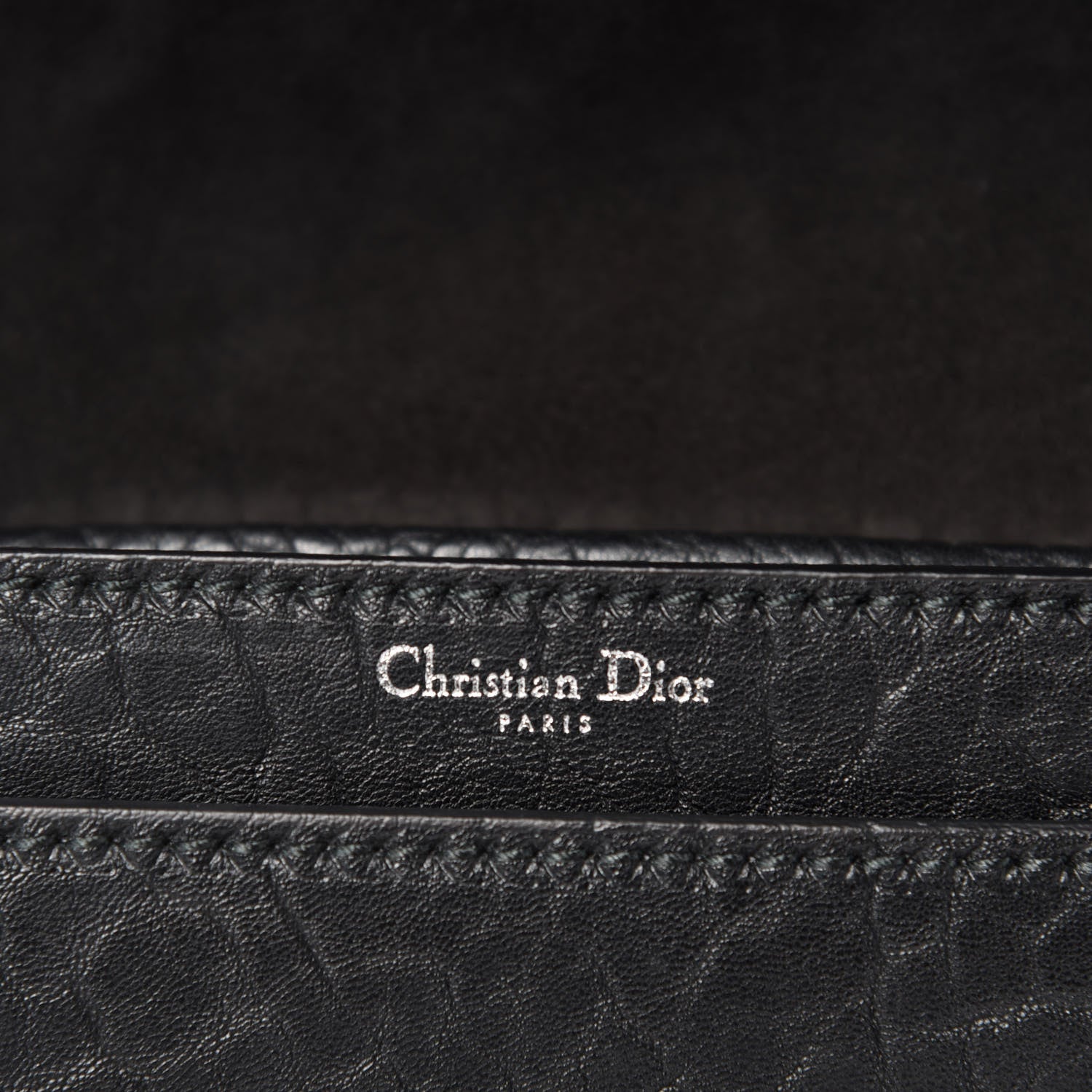 Christian Dior Canyon Grained Lambskin J'Adior Chain Flap Bag Black 8 of 9