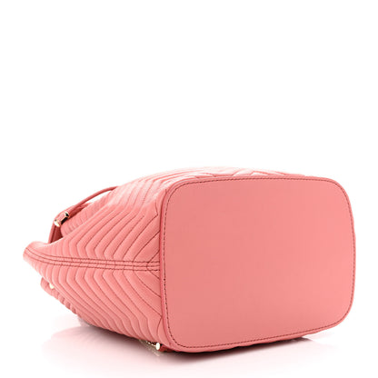 Bulgari Calfskin Quilted Serpenti Forever Backpack Pink 4 of 11
