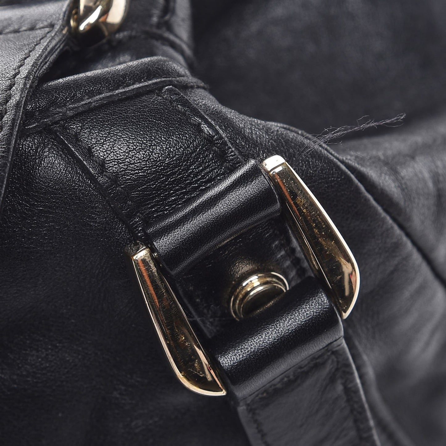 Calfskin Medium Abbey Shoulder Bag Black