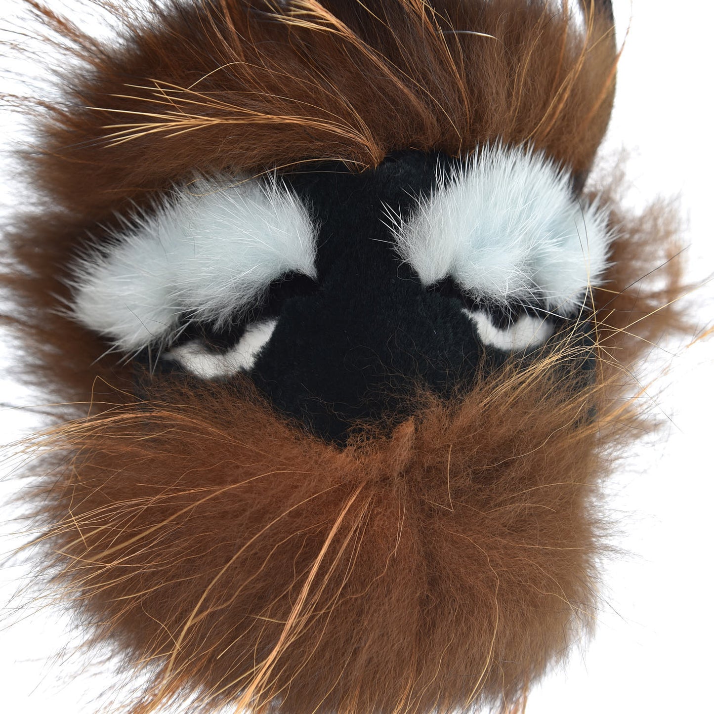 Fox Mink Rabbit Fur Vitello Flamingo Kooky Monster Bag Bug Charm Zucca Multicolor Black