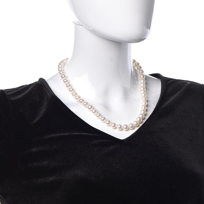 Tiffany Sterling Silver Freshwater Cultured Pearl 9-10mm Ziegfeld Necklace 2 of 5