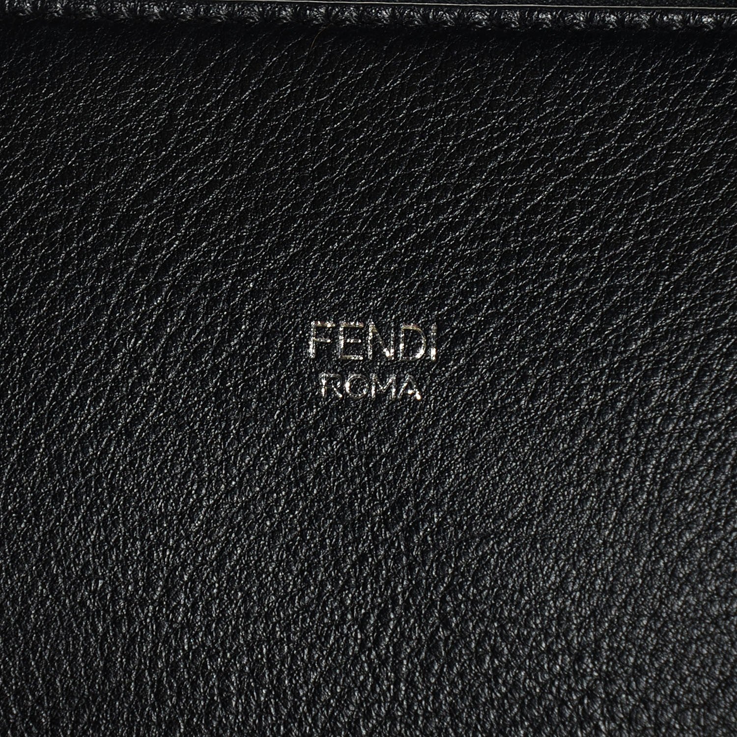 Fendi Vitello Dolce Large By The Way Boston Bag Black 9 of 9