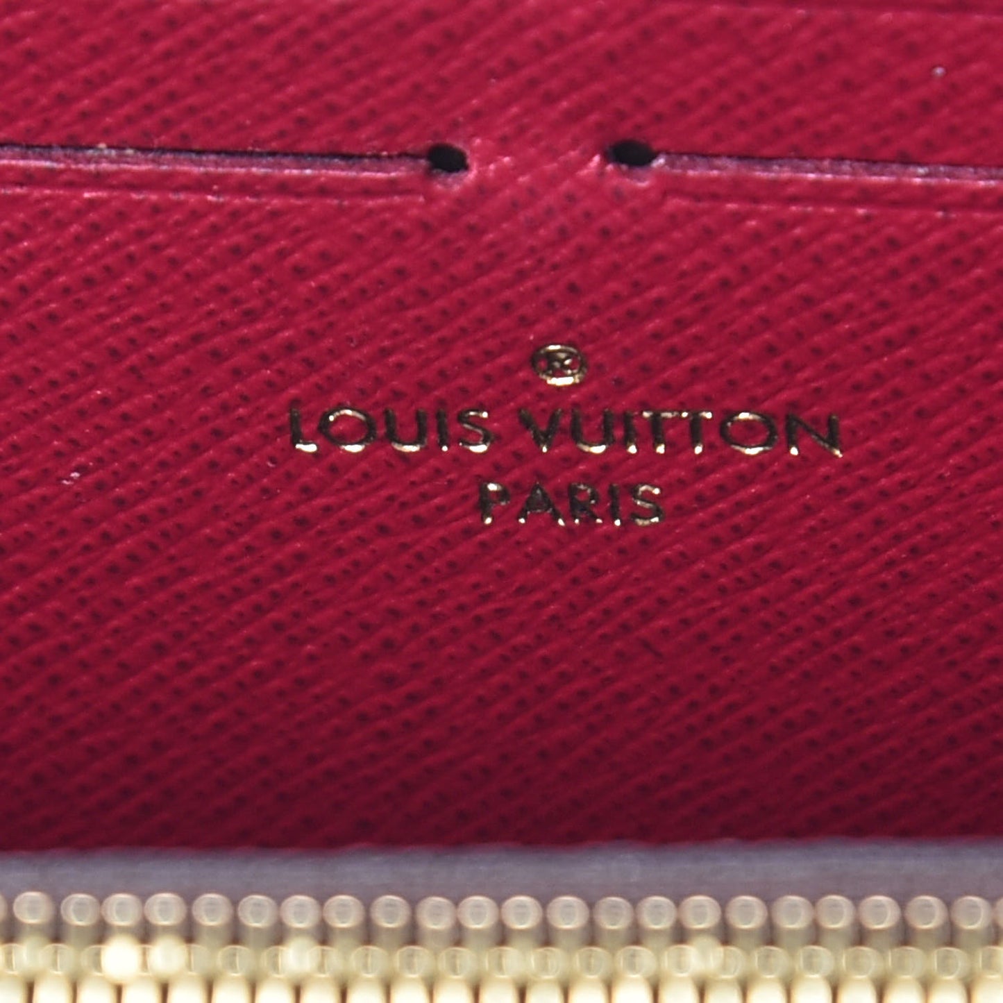 Monogram Clemence Wallet Fuchsia