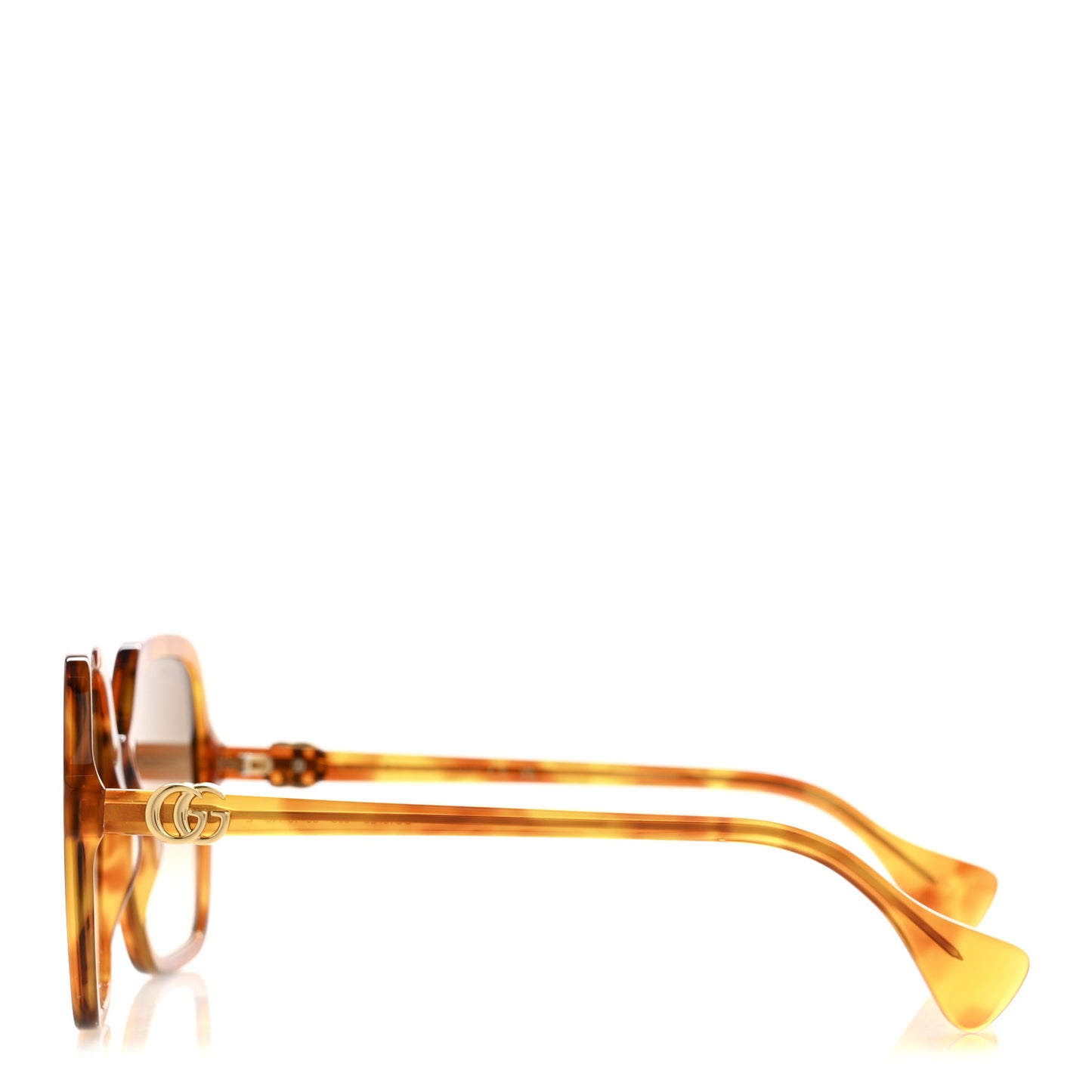 Acetate Oversize Rectangle Frame GG1072S Sunglasses Tortoise