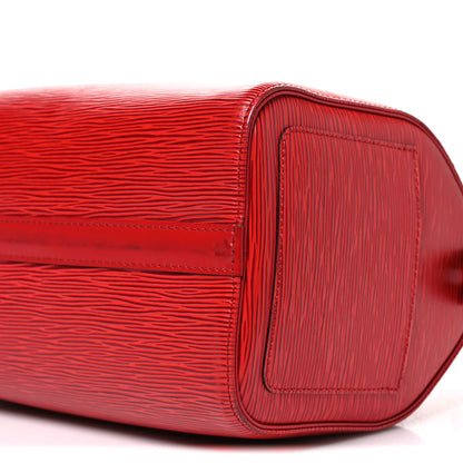 Louis Vuitton Epi Speedy 25 Castillan Red 9 of 9