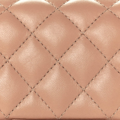 Chanel Lambskin Quilted Mini Square Flap Beige 8 of 11