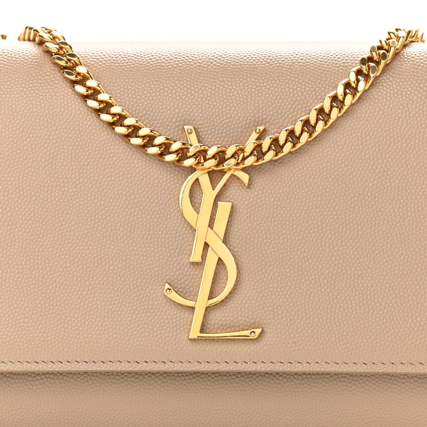 Grain De Poudre Small Monogram Kate Satchel Nude Powder
