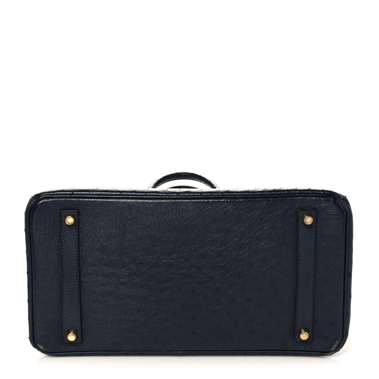 Ostrich Birkin 35 Bleu Indigo